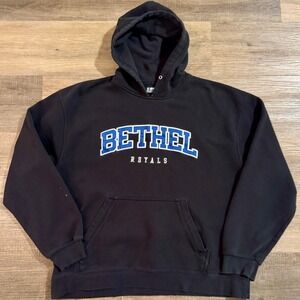 Pre-Owned Bethel University Royals Hoodie Sweatshirt Black‎ Gear For Sports XL